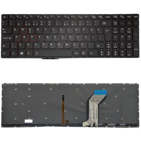 PK130ZF2A00, PK130ZF2A10, SN20H54489 Klavye Led Işıklı Siyah TR