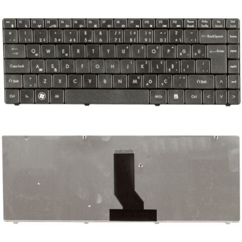 AESW6A00110, AESW9A00010, AESW9P00010 Klavye Tuş Takımı Tuş Seti Siyah Türkçe