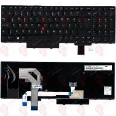 Lenovo ThinkPad T580, 20L9, 20LA Klavye Siyah TR