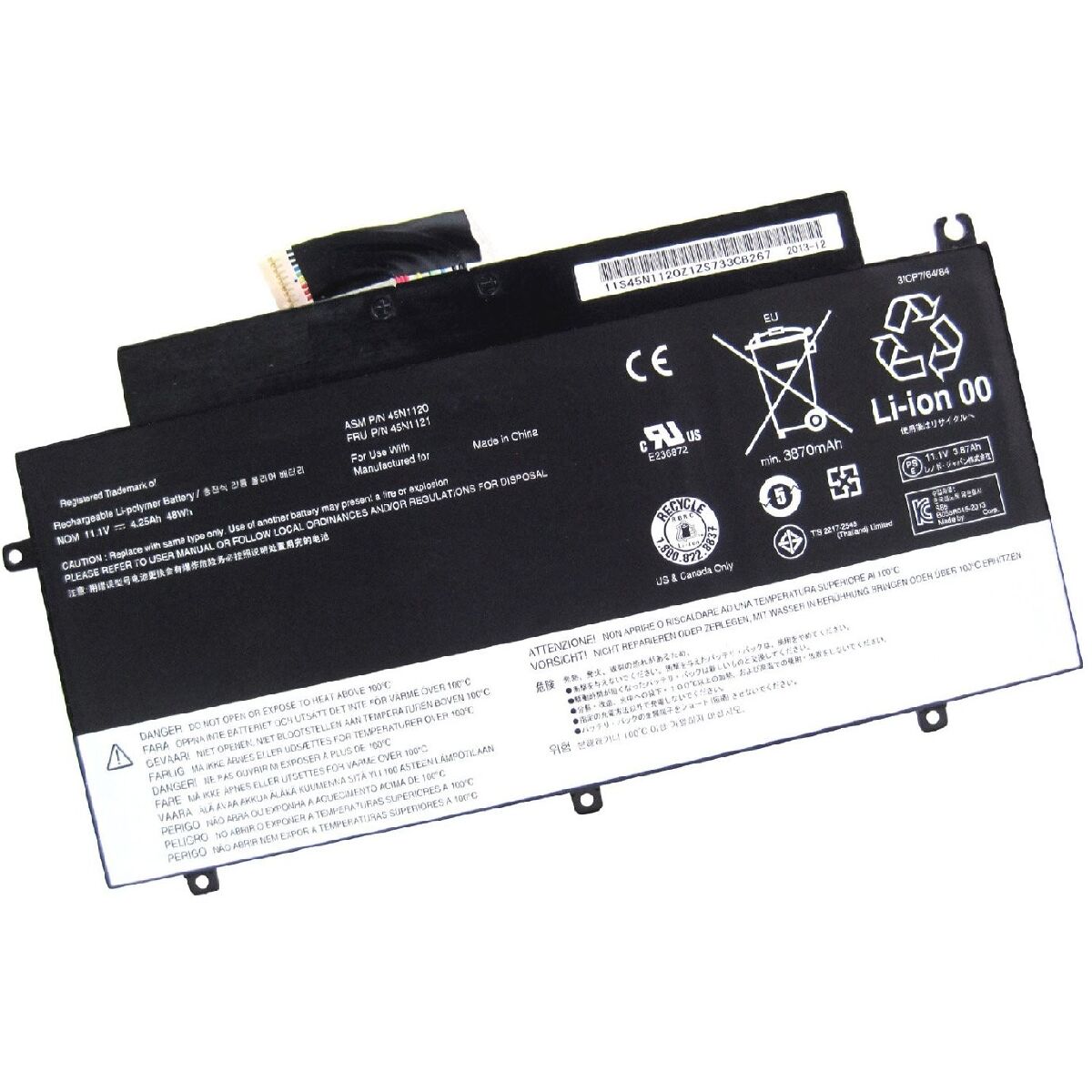 Lenovo ThinkPad T431s, 20A9, 20AA, 20AB, 20AC Batarya Pil Notebook Pili