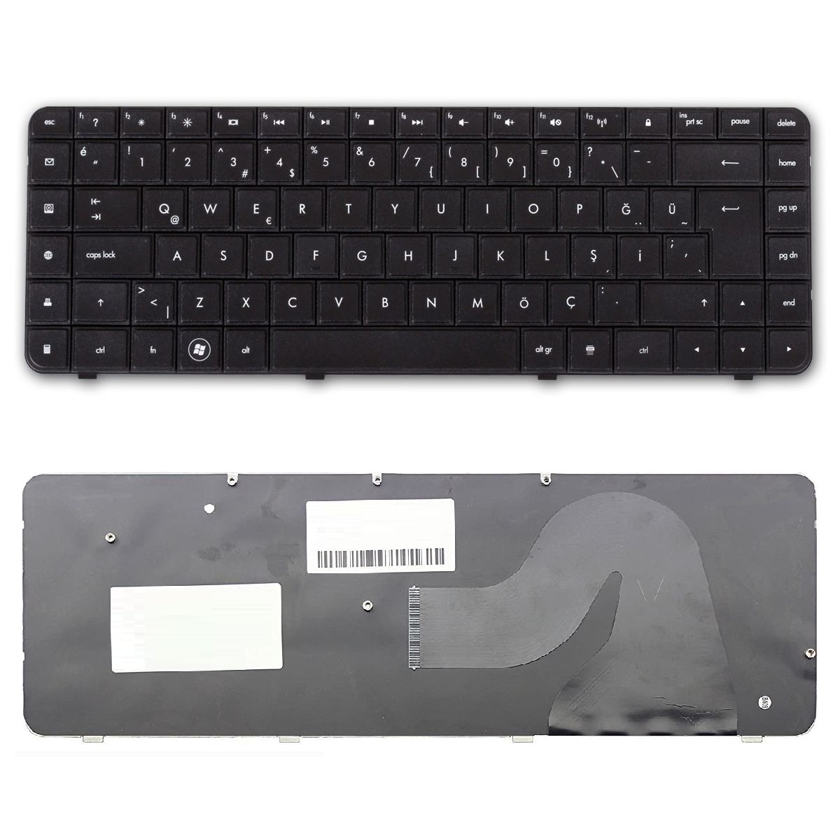 HP G62-B01ET, G62-B04ET, G62-B05ET, G62-B06ET Klavye Tuş Takımı Tuş Seti Siyah Türkçe