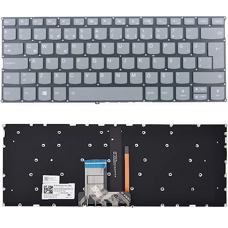 PC4SB-TR, PC4S-TR, PC4SB-US, PC4S-US Klavye Led Işıklı Siyah TR