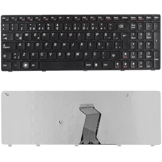 Lenovo B580, B585, 20144, 4377, 4720 Klavye Siyah TR