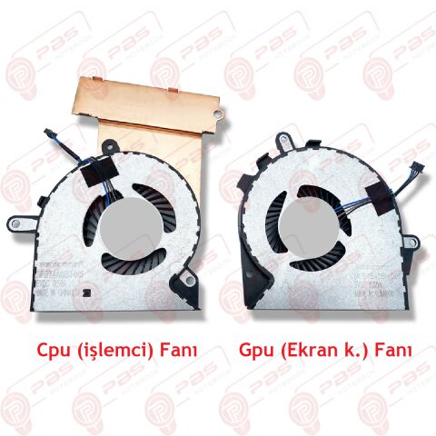 Hp 929455-001, 929455-141, 929456-001, 929456-141 Uyumlu Fan Soğutucu Sağ ve Sol