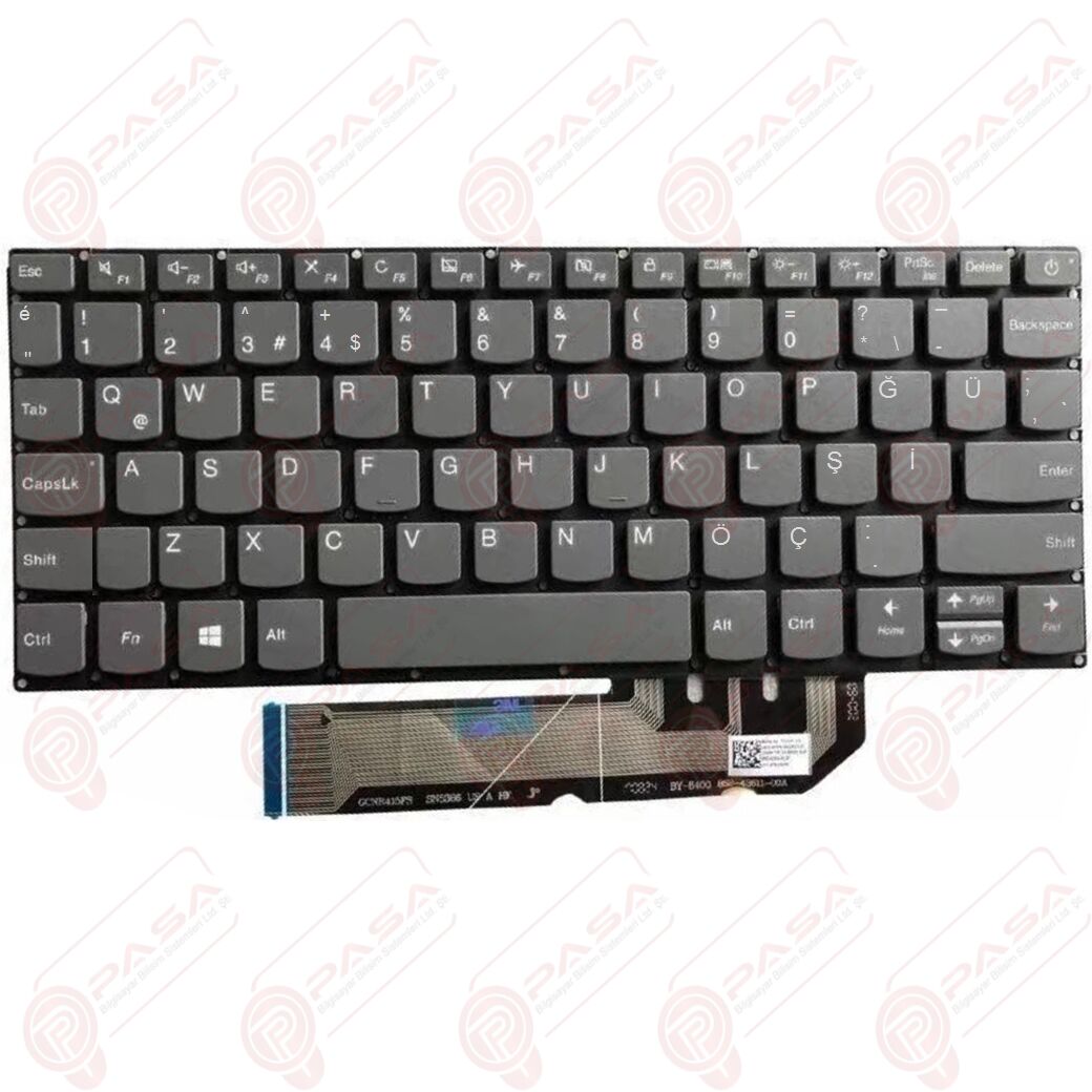 Lenovo V163520BK1-TR, SN20N25232, PC1VP-TR Klavye Gri TR