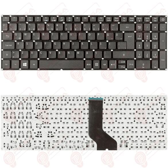 Acer Aspire ES1-523, ES1-524, ES1-532, ES1-532G Klavye Tuş Takımı Türkçe Q Siyah