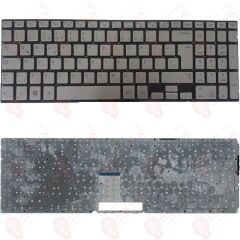 Samsung NP700Z5C-S01UB, NP700Z5C-S02UB, NP700Z5C-S04US Klavye Led Işıklı Gri Tuş Takımı Tuş Seti Türkçe