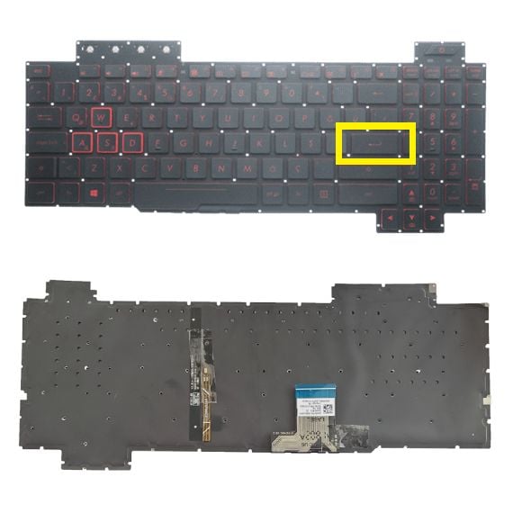 Asus 90NR00J3-R31TU0 Klavye Tuş Takımı Türkçe Işıklı