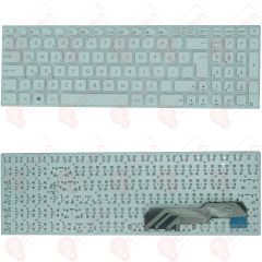 Asus X541SA-XX641D, X541UA-DM1296D, X541UA-GO1374D Klavye Beyaz Tuş Takımı Tuş Seti Türkçe