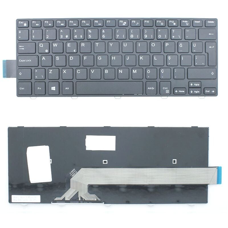 Dell inspiron 5451, 14-5451 Klavye Siyah TR