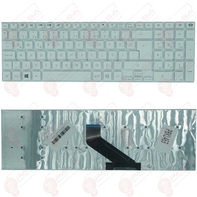 Acer Aspire Z5WAH Klavye Tuş Takımı Beyaz Q TR Keyboard