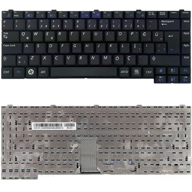 Samsung NP-R510-BS01TR, NP-R510-BS02TR Klavye Siyah TR