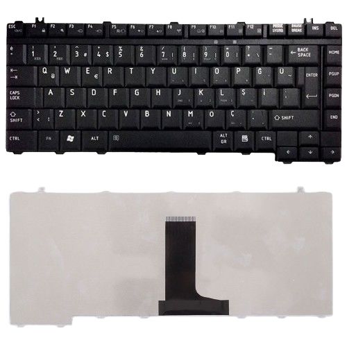 Toshiba Satellite PRO A200-20J, A200-20K Klavye Siyah Tuş Takımı TR Q