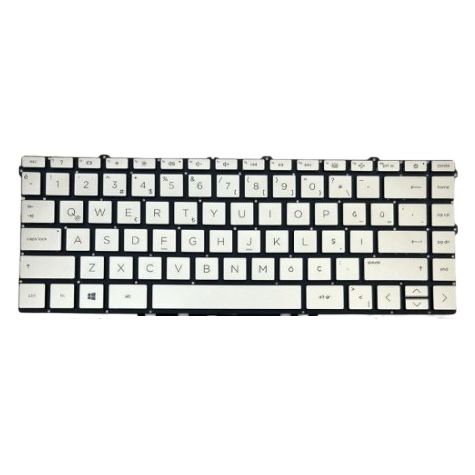Hp Pavilion 14-DV0019NT, 2W6P4EA, 14-DV0020NT, 2W6P5EA Uyumlu Klavye Işıklı Gri Tuş Takımı Türkçe