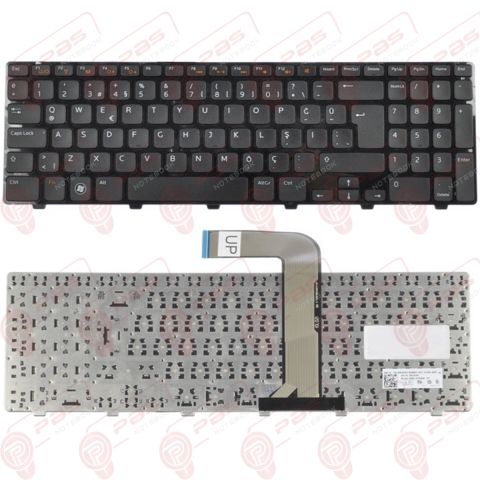 Dell inspiron N5110, 15R-N5110 Klavye Tuş Takımı Tuş Seti Siyah Türkçe