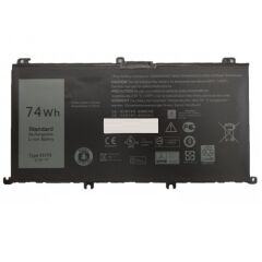 Nion Dell inspiron 7567, 15 7567, 15-7567, P65F, P65F001 Uyumlu Batarya Pil