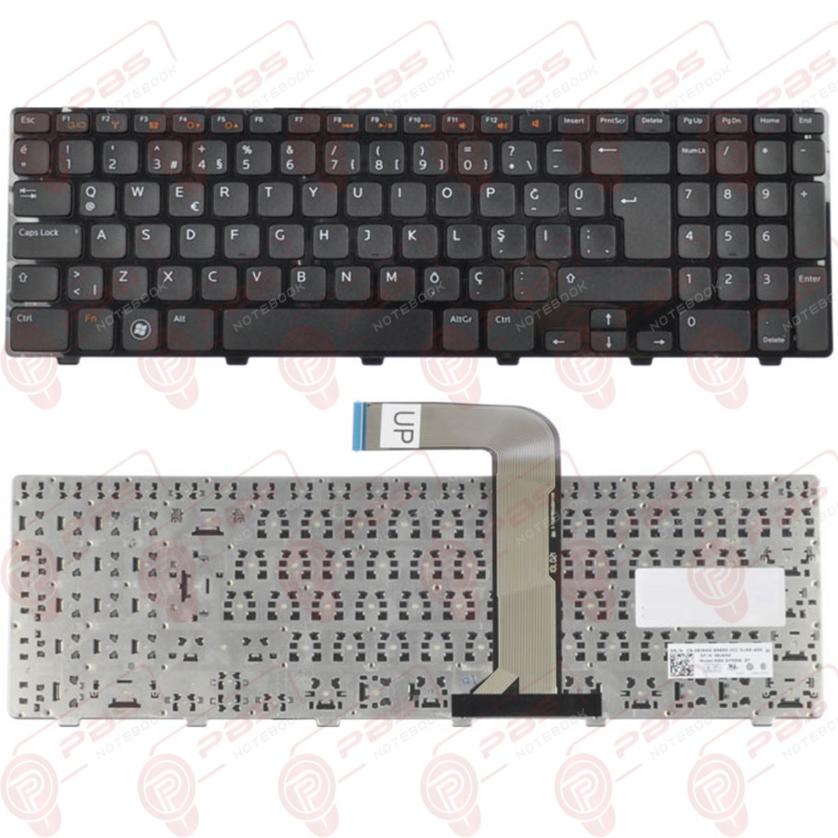 Dell NSK-DY0SW, AEGM7600030 Klavye Tuş Takımı Tuş Seti Siyah Türkçe