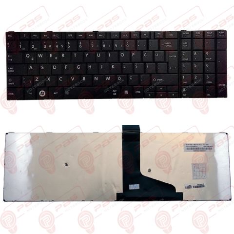 Toshiba Satellite L50T-A-122 Klavye Tuş Takımı Tuş Seti Q TR Siyah Renk