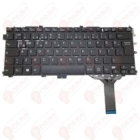 Sony Vaio SVP1322J4R, SVP1322K4E, SVP1322K4R Klavye Siyah TR