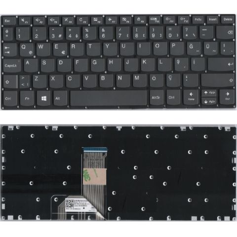 Lenovo ideaPad Yoga 330-11IGM, 81A6 Klavye Gri TR