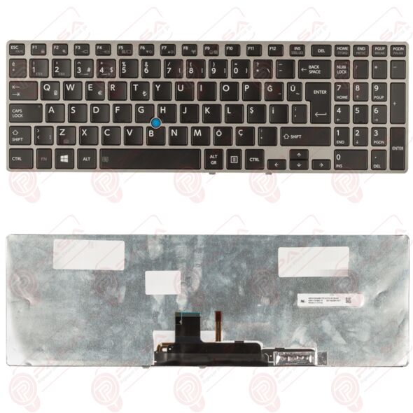 Toshiba Tecra Z50-A-10P, Z50-A-11C Klavye Led Işıklı Siyah TR