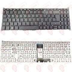 Acer Aspire A515-44G-R73C, A515-44G-R9F3 Uyumlu Klavye Tuş Takımı Tuş Seti Siyah Türkçe