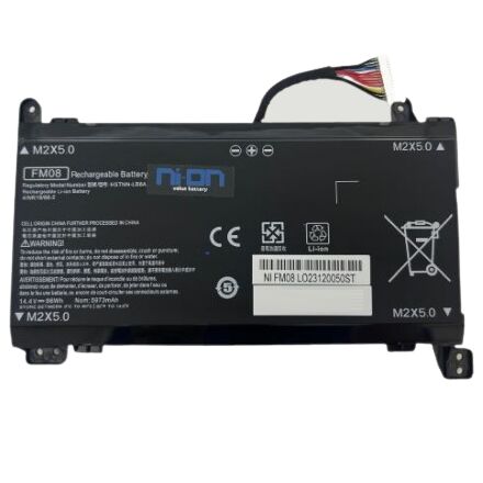 Nion Hp Omen 17-AN101NT, 17-AN104NT, 17-AN106NT, 17-AN107NT, 17-AN108NT 16Pin Uyumlu Batarya Pil