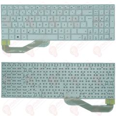 Asus X540BA-DM213, X540BA-GO179, X540BA-GO512 Klavye Beyaz Tuş Takımı Tuş Seti Türkçe