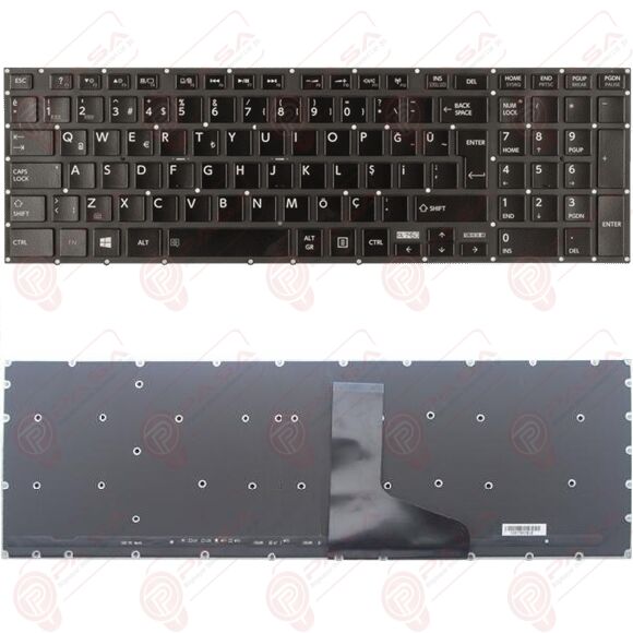 Toshiba Satellite P50-A-113, P50-A-114 Klavye Siyah TR