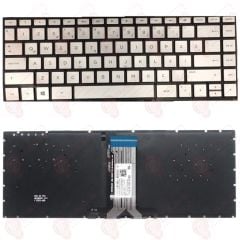 Hp 928708-001, 928708-141 Klavye Tuş Takımı Işıklı Türkçe Gümüş Q Notebook Klavye