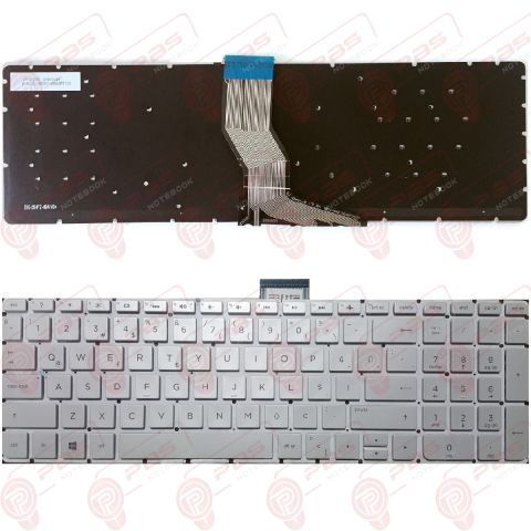 Hp Pavilion 15-BC205NT, 15-BC300NT Klavye Tuş Takımı Türkçe Q Gümüş
