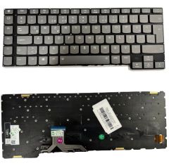 PD4Y-TR, SN20Q99679, V173320AK1-TR Uyumlu Klavye RGB Tuş Takımı Tuş Seti Led ışıklı Gri TR