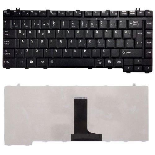 Toshiba Satellite A300, A300D Klavye Siyah Tuş Takımı TR Q