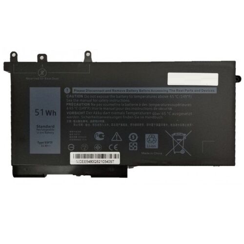 Nion Dell Precision M3520, 15 M3520, 15-M3520 Uyumlu Batarya Pil - 3Cell