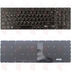 Toshiba Satellite P50-B-11Q, P50-B-11U Klavye Siyah TR