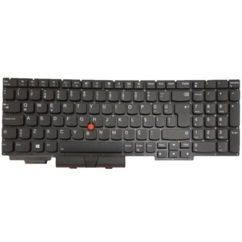 Lenovo ThinkPad E15 Gen1, 20RD, 20RE Uyumlu Klavye Tuş Takımı Tuş Seti Siyah Türkçe