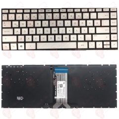 Hp 14-BS006NT, 14-BS007NT, 14-BS008NT Klavye Tuş Takımı Işıklı Türkçe Gümüş Q Notebook Klavye