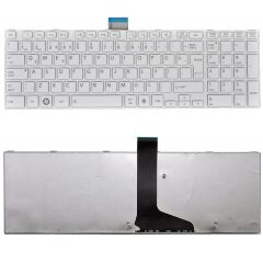 Toshiba Satellite C855-18K Klavye Tuş Takımı Tuş Seti BEYAZ Q TR