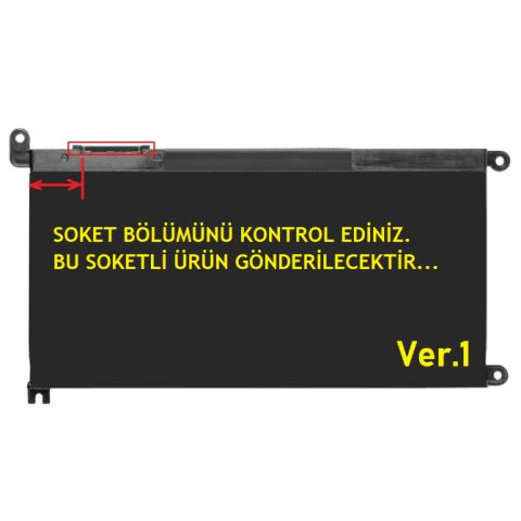 Nion Dell T2JX4, 0T2JX4, FC92N, 0FC92N, FW8KR, 0FW8KR Uyumlu Batarya Pil