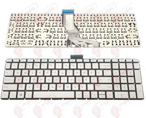 Hp L52452-001, L52452-141 Klavye Tuş Takımı Türkçe Gümüş Q Tuş Yapısı