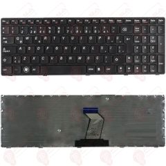 Lenovo ideaPad Y570, Y570A, Y570D, Y570I Klavye Tuş Takımı Türkçe Q Siyah-Gri