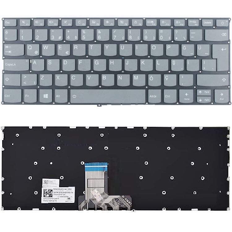 Lenovo 5CB0P18939, 5CB0P19026, 5CB0P19030, 5CB0P18873 Klavye Tuş Takımı Tuş Seti Siyah Türkçe