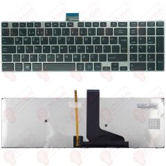 Toshiba Satellite L50-A-121, L50-A-125 Klavye Gri Işıklı TR