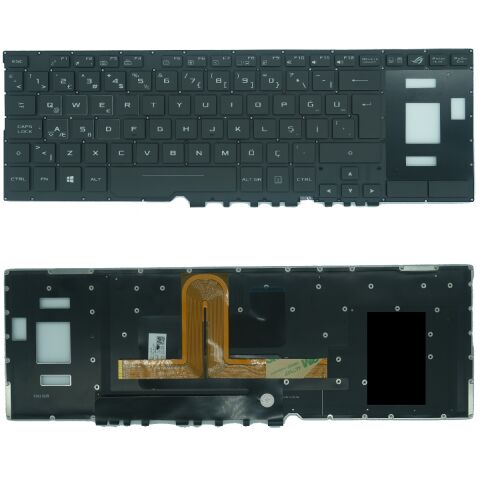 Asus GX701GXR-EV005T, GX701GXR-H6097T Klavye Tuş Takımı Işıklı Büyük Enter TR