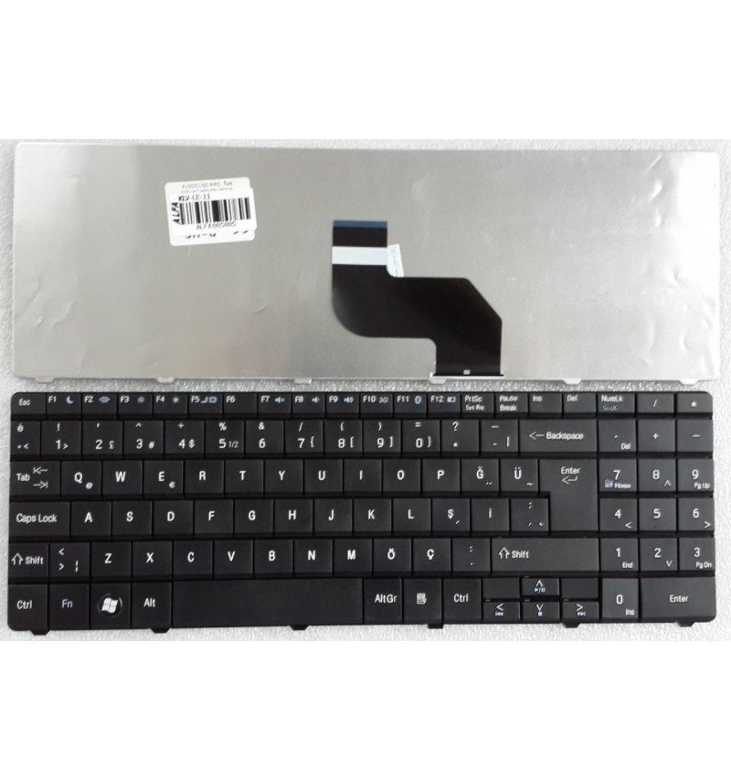PK130CG1A13, PK130CG3A00, PK130CG3A13 Klavye Tuş Takımı Tuş Seti Siyah Türkçe