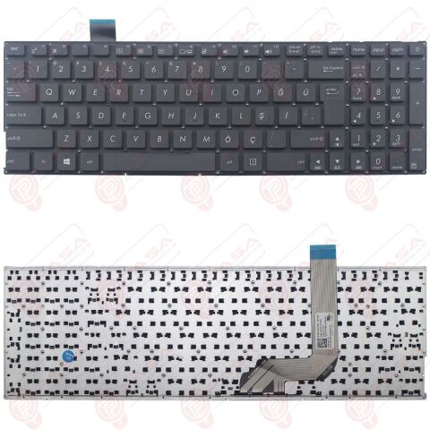 Asus X542U, X542UA, X542UF, X542UN, X542UQ, X542UR Klavye Tuş Takımı Tuş Seti Siyah Türkçe