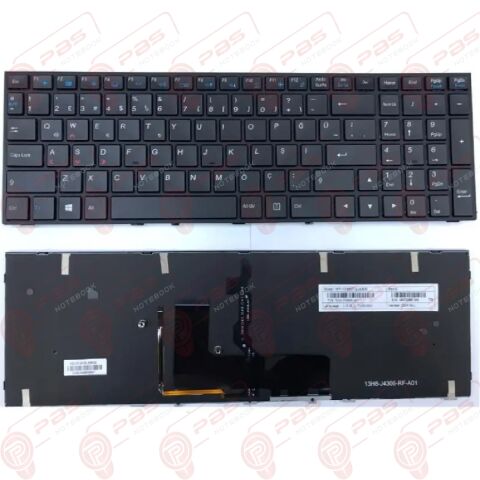 Monster Abra A7 V6.1.2 Klavye Tuş Takımı Işıklı Siyah Türkçe