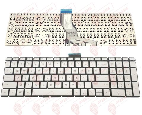 Hp 15-RB009NT, 15-RB010NT, 15-RB011NT Klavye Tuş Takımı Q Gri Renk Türkçe Keyboard