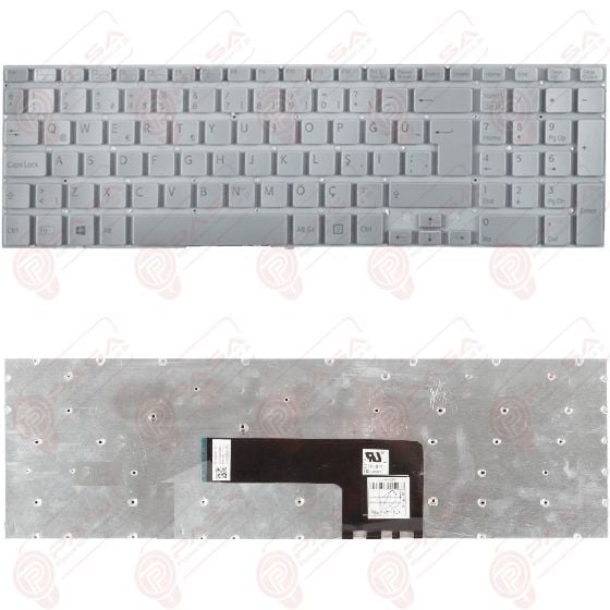 Sony Vaio SVF152C29W, SVF1532YSTB Klavye Gri TR