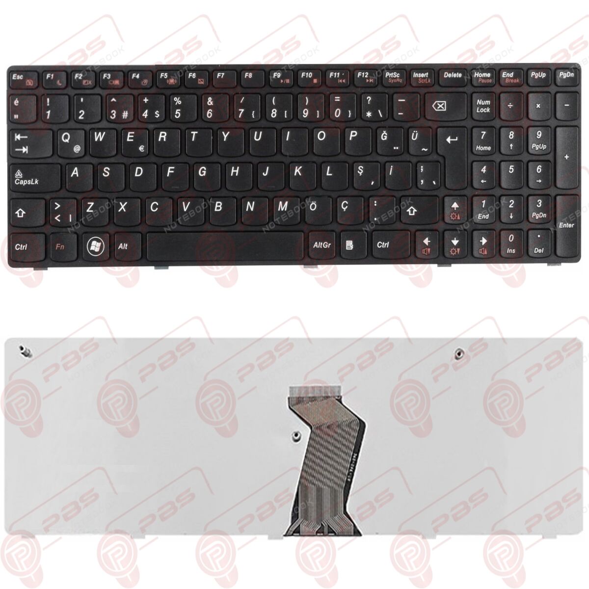 Lenovo ideaPad Z560, Z560A, Z560G, Z560M Klavye Tuş Takımı Siyah Renk Q Türkçe